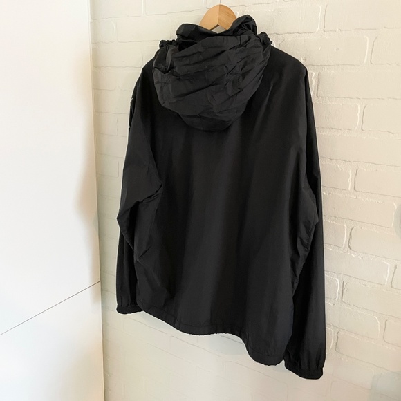 Ermenegildo Zegna Z Sport Windbreaker jacket Microlite Foiled Hoodie Black XXL - Picture 9 of 11